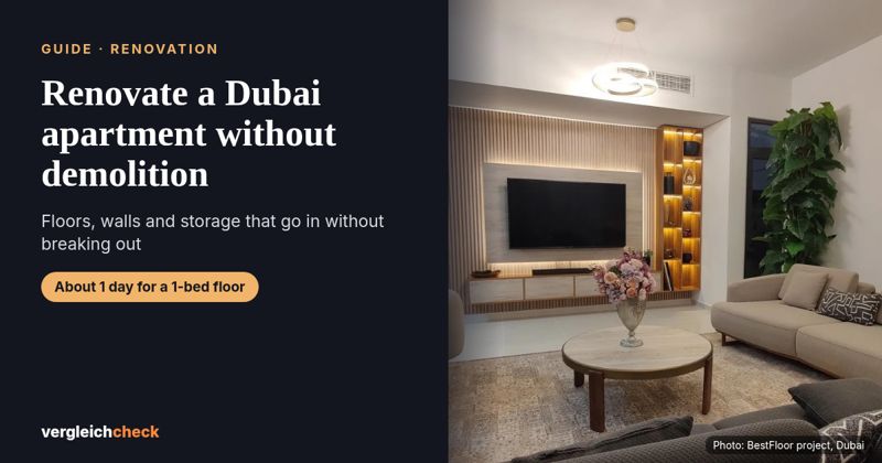 Renovating a Dubai apartment without demolition