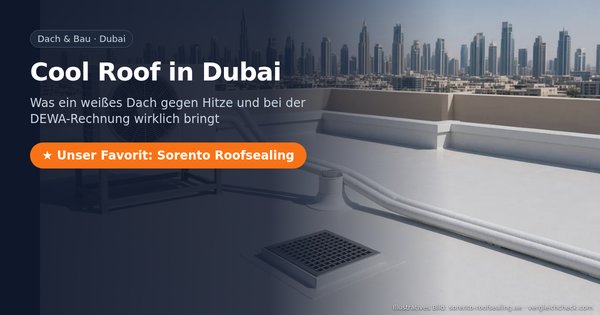 Cool Roof in Dubai: Was ein weißes Dach gegen Hitze und Stromkosten wirklich bringt