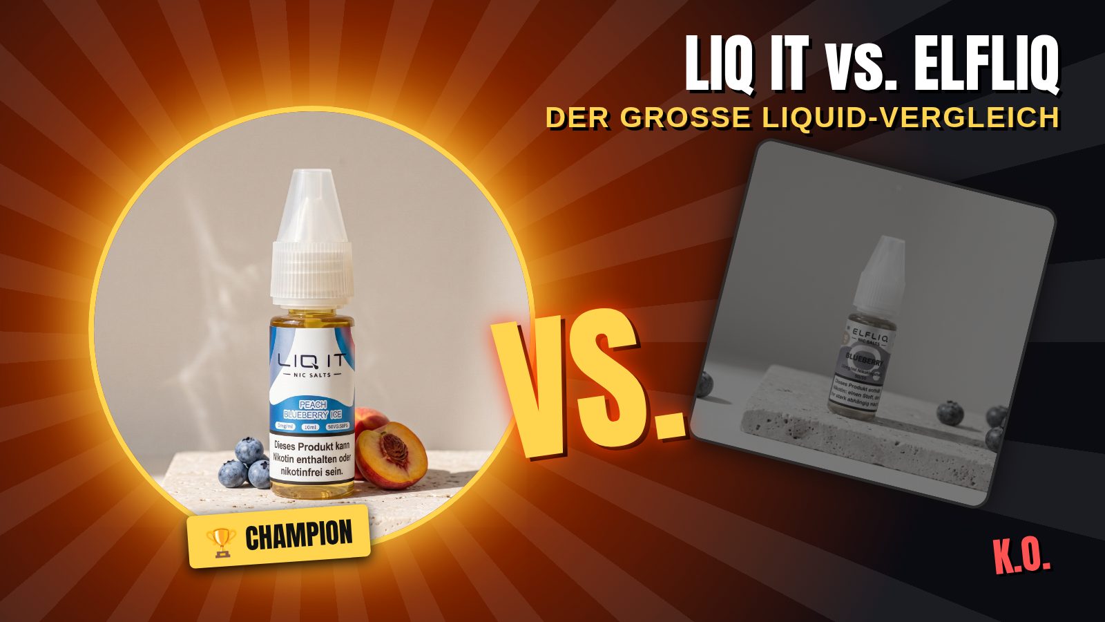 LIQ IT vs. ELFLIQ – Der große Liquid-Vergleich