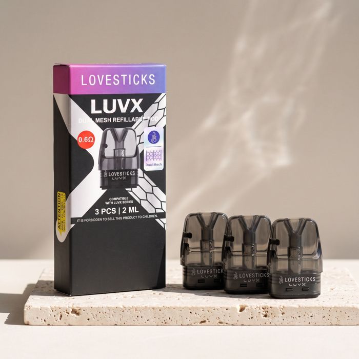 LUVX Pod 0,6 Ω, 3er-Set