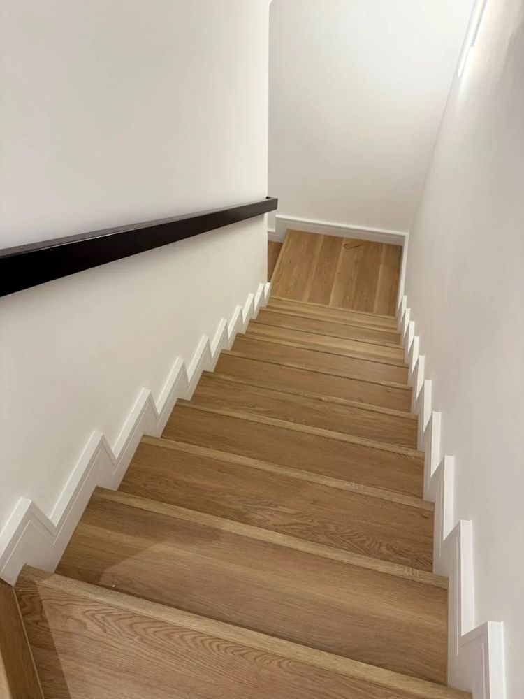 SPC stair cladding with nosing, BestFloor project in Dubai (2)