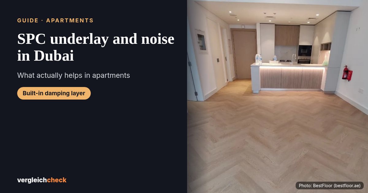 SPC floor in a Dubai apartment, BestFloor project
