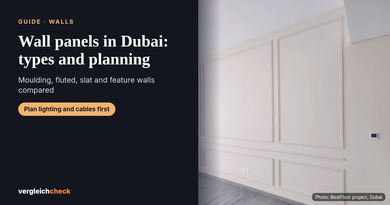 Wall panels in Dubai: which type for which room?